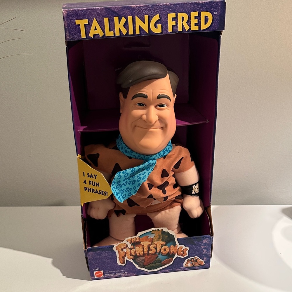 Mattel Vintage Talking Fred Flintstone Doll